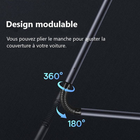 Pare Soleil Voiture Parapluie Anti-Rayures | -50% Chaleur | UPF 40+ Premium